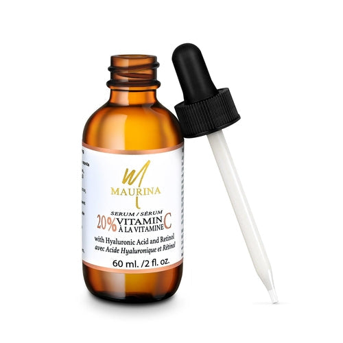 Face Serum -  20% Vitamin C Serum With Hyaluronic Acid And Retinol HairWorthy