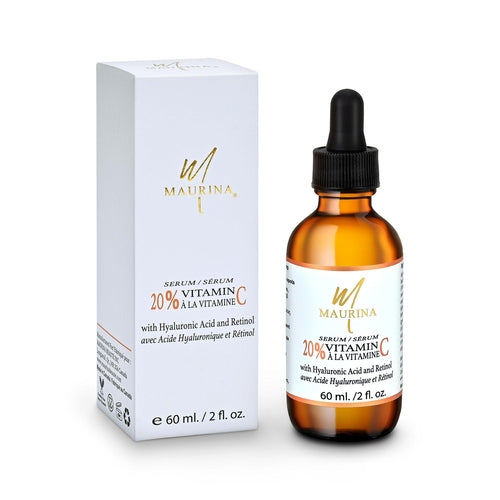 Face Serum -  20% Vitamin C Serum With Hyaluronic Acid And Retinol HairWorthy