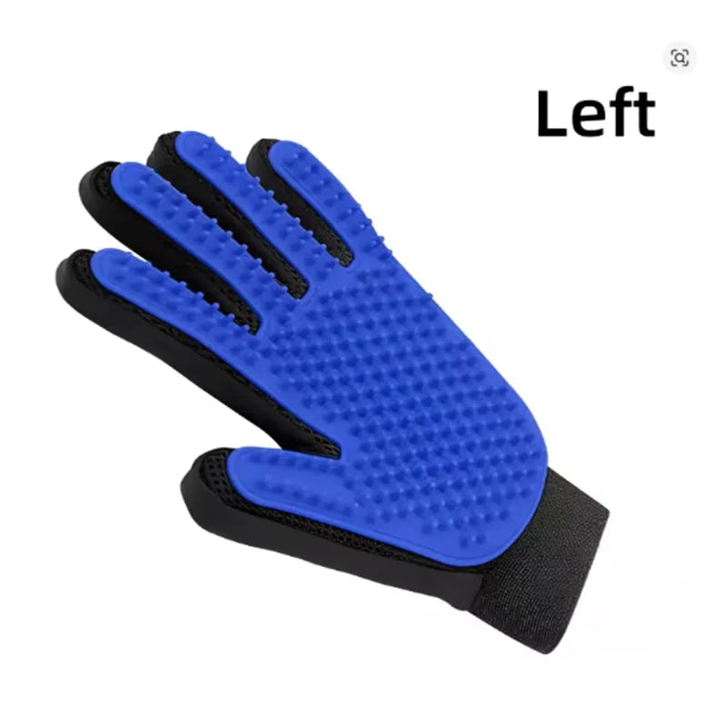 Pet Hair Glove Comb Pet Dog Cat Grooming Cleaning Glove Deshedding Hair remover Massage Brush Animal Supplies Cat Accessoies PawVoyage