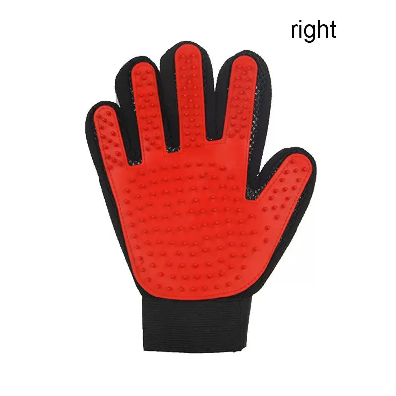 Pet Hair Glove Comb Pet Dog Cat Grooming Cleaning Glove Deshedding Hair remover Massage Brush Animal Supplies Cat Accessoies PawVoyage