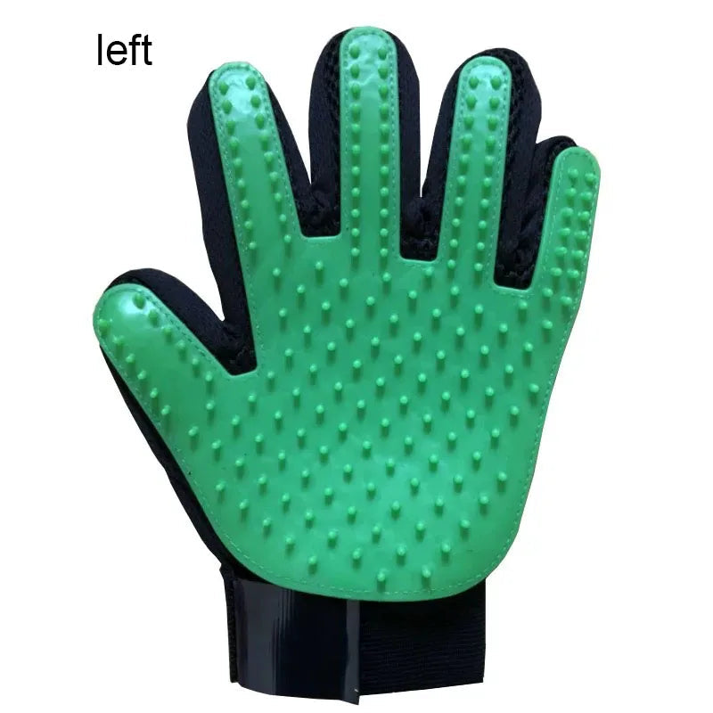 Pet Hair Glove Comb Pet Dog Cat Grooming Cleaning Glove Deshedding Hair remover Massage Brush Animal Supplies Cat Accessoies PawVoyage