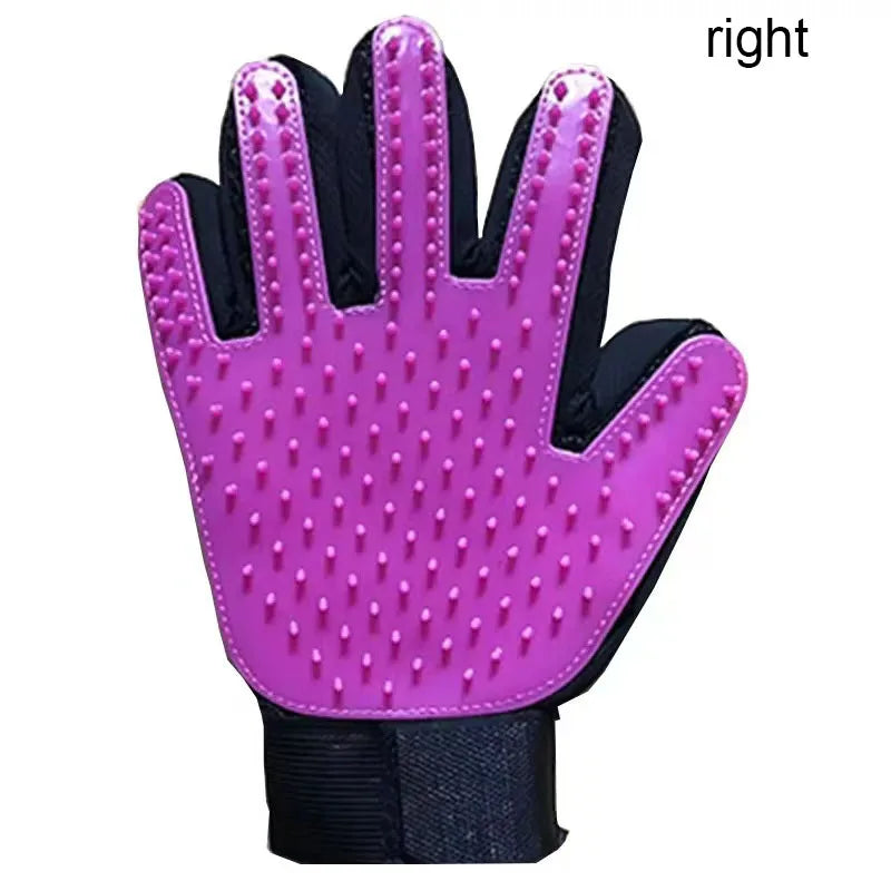 Pet Hair Glove Comb Pet Dog Cat Grooming Cleaning Glove Deshedding Hair remover Massage Brush Animal Supplies Cat Accessoies PawVoyage
