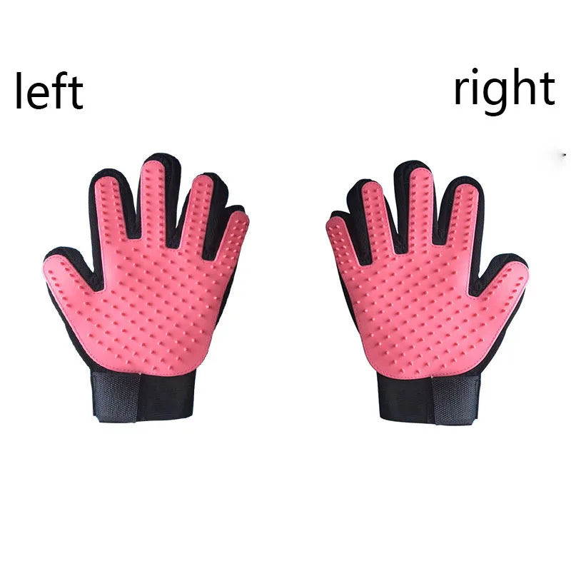 Pet Hair Glove Comb Pet Dog Cat Grooming Cleaning Glove Deshedding Hair remover Massage Brush Animal Supplies Cat Accessoies PawVoyage