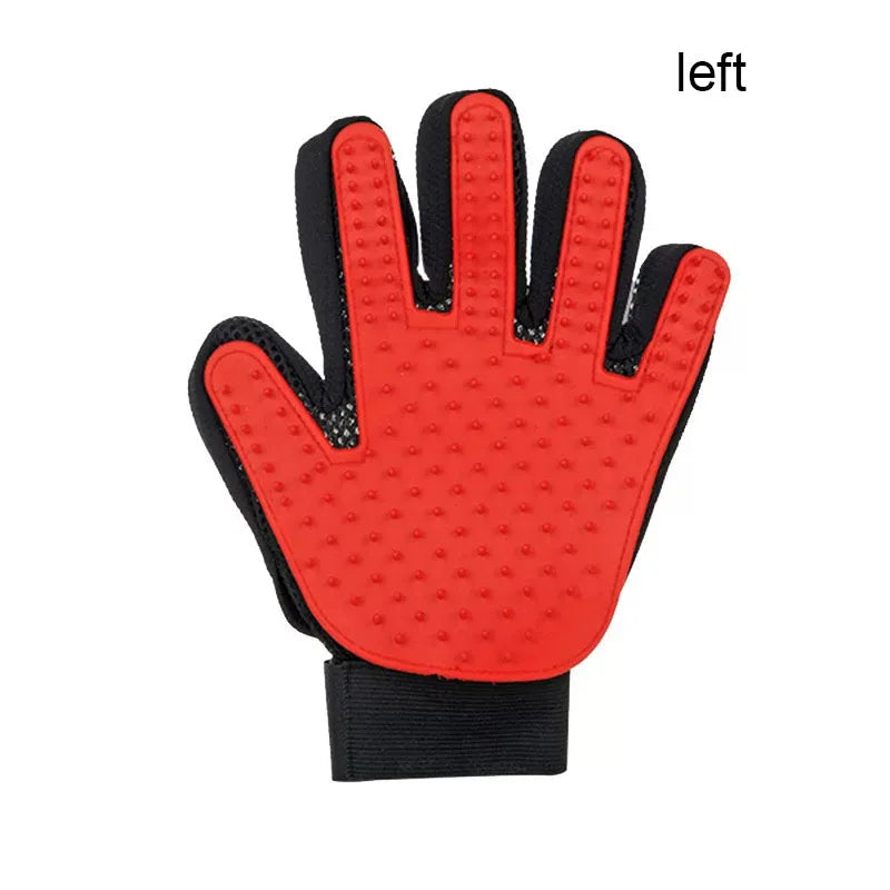 Pet Hair Glove Comb Pet Dog Cat Grooming Cleaning Glove Deshedding Hair remover Massage Brush Animal Supplies Cat Accessoies PawVoyage