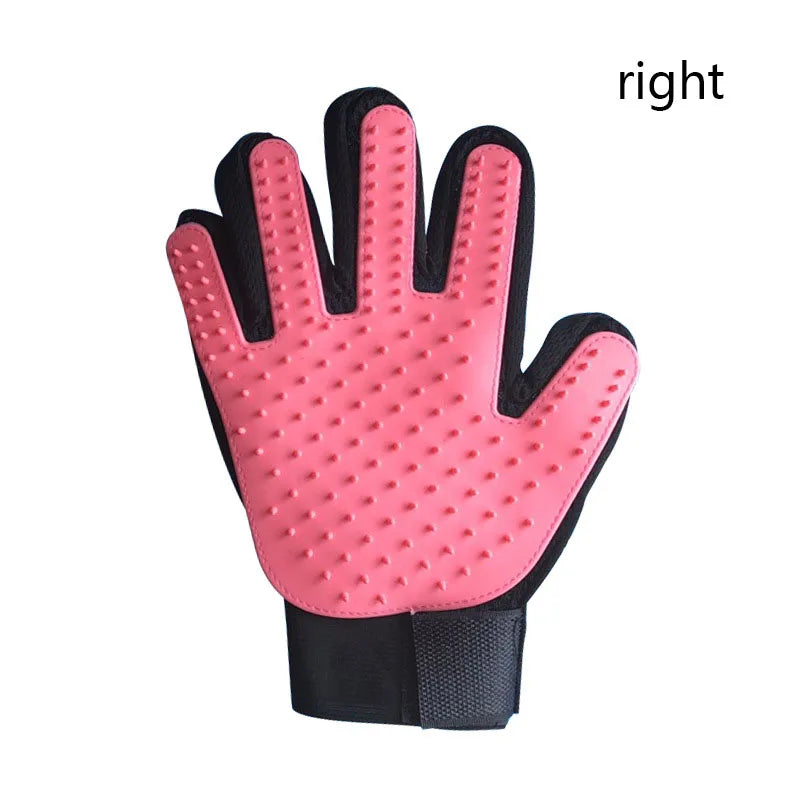 Pet Hair Glove Comb Pet Dog Cat Grooming Cleaning Glove Deshedding Hair remover Massage Brush Animal Supplies Cat Accessoies PawVoyage