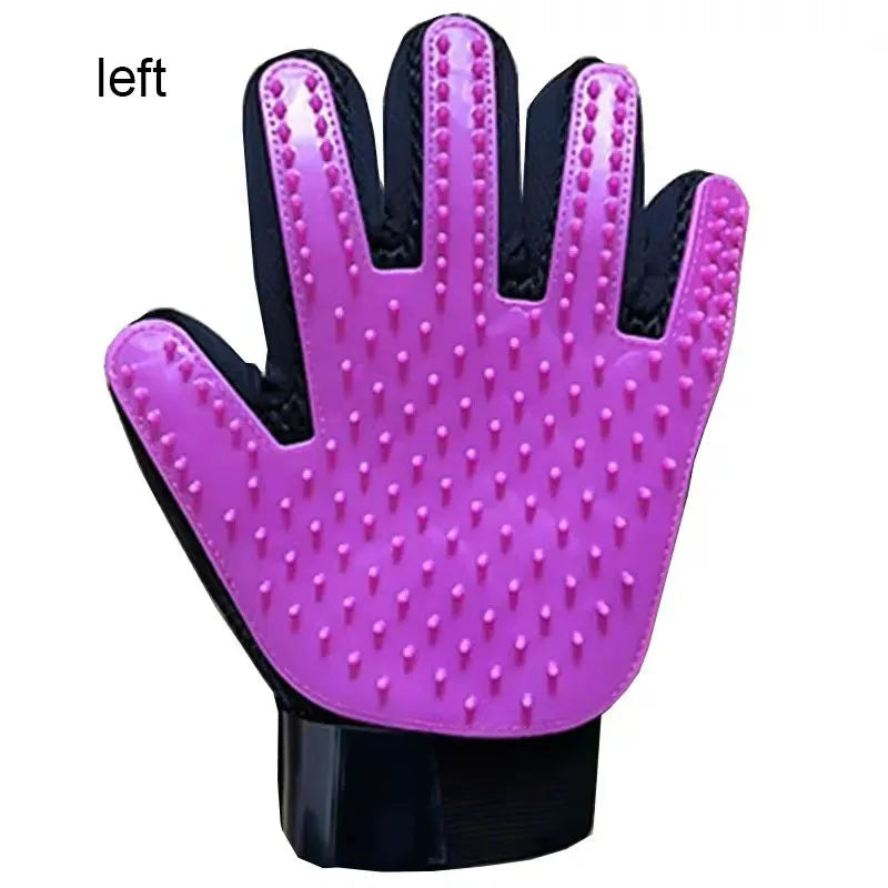Pet Hair Glove Comb Pet Dog Cat Grooming Cleaning Glove Deshedding Hair remover Massage Brush Animal Supplies Cat Accessoies PawVoyage