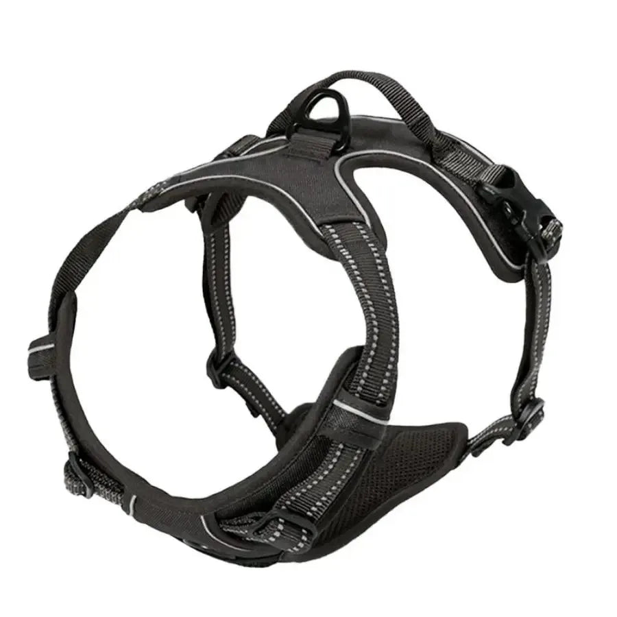 Dog Collars Harness Big Vests Leash Pet Shop Everything for Dogs Leather Puppy Accessories Medium Small Set HairWorthy